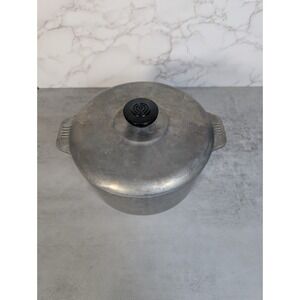 MAGNALITE CLASSIC 3 QT. ALUMINUM DUTCH OVEN ROASTER STOCKPOT W/ LID BEAUTIFUL